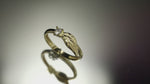 Load and play video in Gallery viewer, 14K Solid Gold Angel Wing Ring Y192
