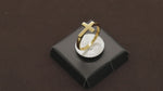 Load and play video in Gallery viewer, 14K Solid Gold Cross Ring Y155
