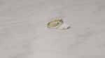 Load and play video in Gallery viewer, 14K Solid Gold 2 Tone Ring Y34
