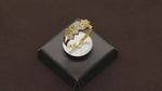 Load and play video in Gallery viewer, 14K Solid Gold 15 Heart Ring Y165
